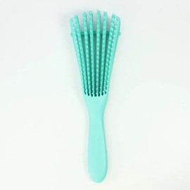 Detangling Round Edge Vent Hairbrush Flexible For Wet And Dry Hair (Green)