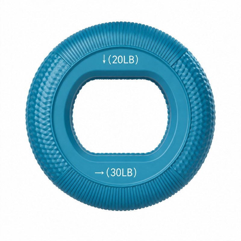 Silicone Hand Grip Ring Set for Finger Exercise – Portable