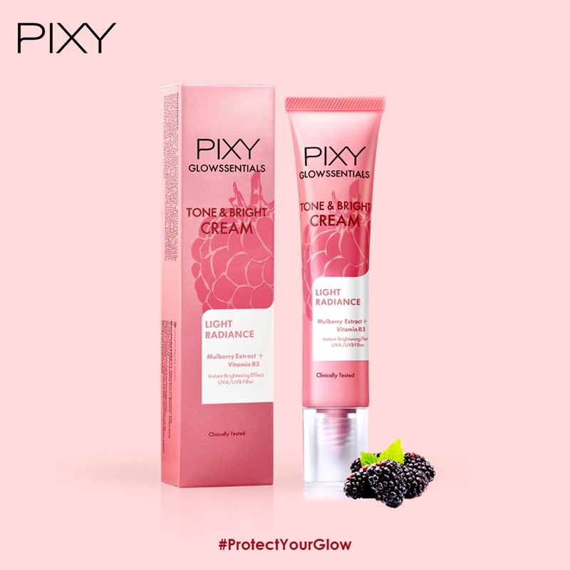 PIXY Glowssentials Light Radiance Tone & Bright Cream 20g (skincare,