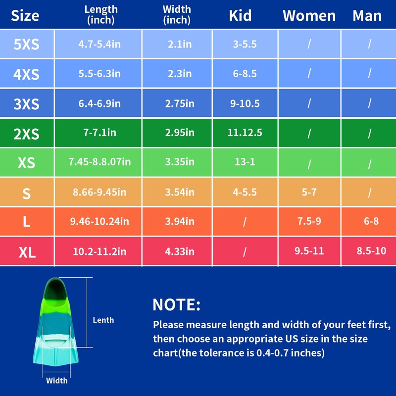 Pippia Kids Swim Training Fins, Soft Solicone Swimming Flippers, Comfortable