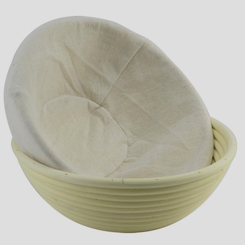 2 Pcs Round Bread Basket Cloth Liner Bread Proofing Basket