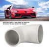 90 Degree Reducing Elbow Pipe Good Sealing Rustproof Cast Aluminum