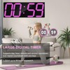 CHKOSDA LED Large Digital Wall Clock, Oversize Wall Clock with