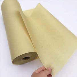 MEGREZ Chinese Calligraphy Writing Roll Xuan Paper, Rice Sumi Paper Maobian Paper, Bamboo Paper for Writing Practicing Kanji Japanese Calligraphy - 35cm x 100m (13.78 x 328 Feet), Maobian Paper