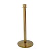 Gold Taper Top Decorative Rope Safety Queue Stanchion Barrier with