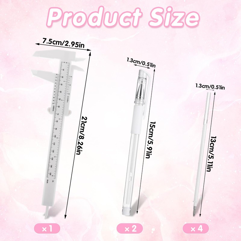 cobee 7 Pcs Brow Mapping Pen Set, Eyebrow Pen with