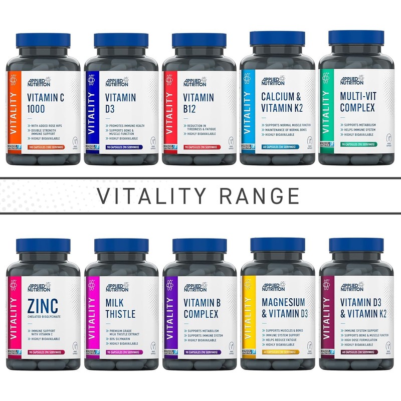 Applied Nutrition Vitamin D3 3000 IU | 75µg High Strength