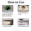 3" Toilet Tank to Bowl Gasket Kit Toilet Part Clutch