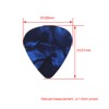 Yibuy Multicolor 1 Set of 50 Celluloid Guitar Picks 0.46mm