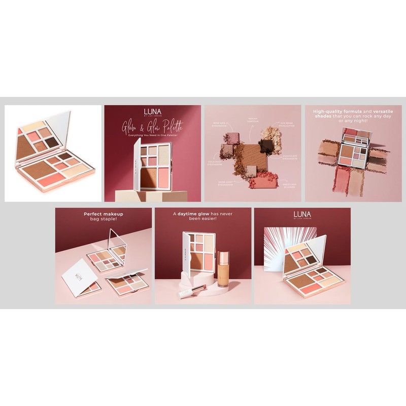 LUNA Glam & Glow Palette - All In One Makeup