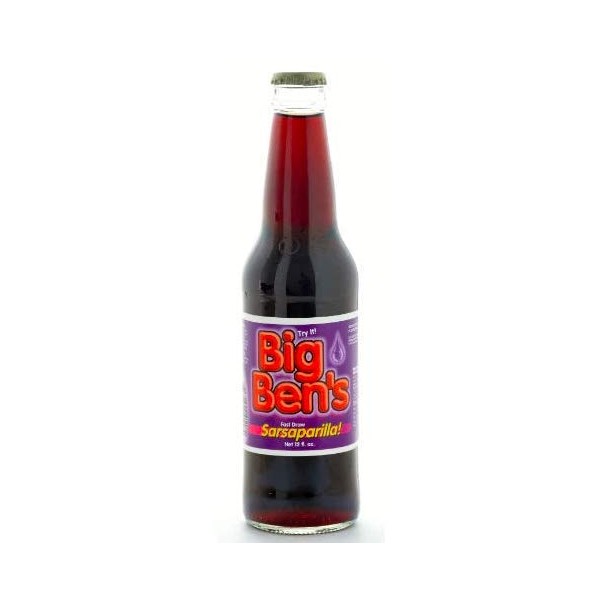 Big Ben's Sarsaparilla Soda - 12 OZ (12 Glass Bottles)