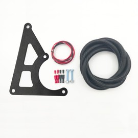 ZORASEN Brake Booster Air/Vacuum Pump Relocation Mounting Bracket Kit Fit for 2007-2018 JK Wrangler