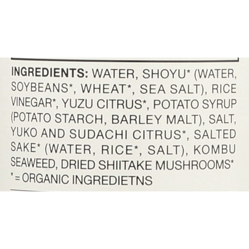 Muso From Japan Organic Ponzu, 8.5 Fl Oz