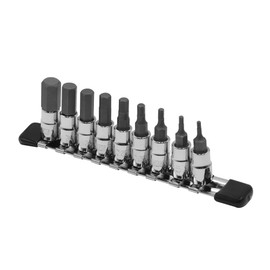 Astro-P AP 1/4DR Hex Bit Socket Set, Set of 9 Pieces
