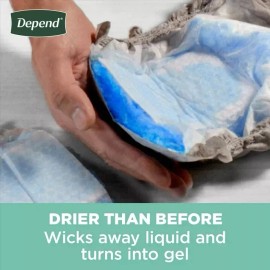 Depend Fresh Protection Incontinence Underwear for Men, Adult Diapers, XL, 26 CT