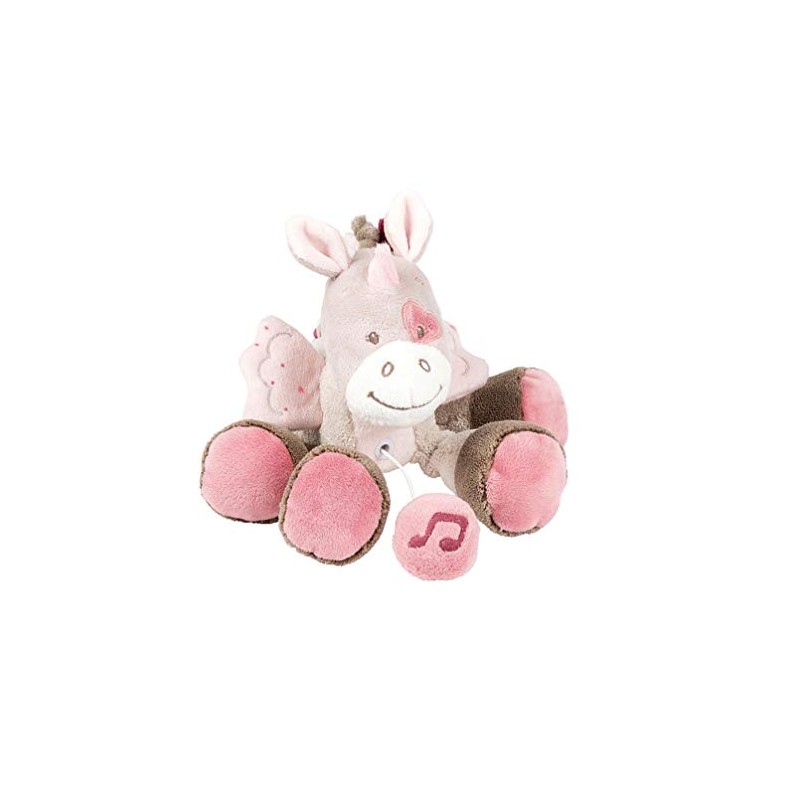 Nattou Mini music box, girl, 20 cm, pink - jade