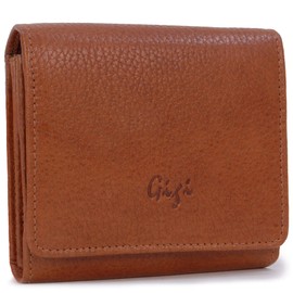 Gigi - Ladies Leather Purse with Gift Box - Women's Medium Wallet/Coin Purse - Giovanna 4285 - Tan