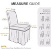 NICEEC Plush Chair Covers for Dining Chairs Covers Set of