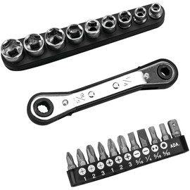 Performance Tool 1908 21-Piece Offset Ratcheting Driver Set