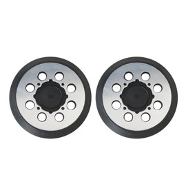 Upgraded Sander Pad for Dewalt, 2 Pack 5" 8 Hole Hook and Loop Replacement Orbital Metal Sander Pad for DeWalt DWE6420 6421K 6423 6423K DCWE210B Random Orbital Sander Part DWE64233 & N329079
