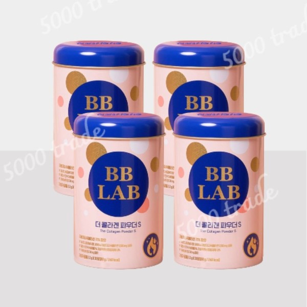 BB Lab The Collagen Powder S 4 cans of low molecular weight fish collagen elastin (120 packs), The Collagen Powder S / 비비랩 더 콜라겐 파우더S 저분자 피쉬콜라겐 엘라스틴 4통 (120포), 더 콜라겐 파우더S
