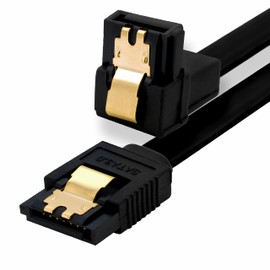 BIGtec SATA Cable 0,7m schwarz gerade/unten