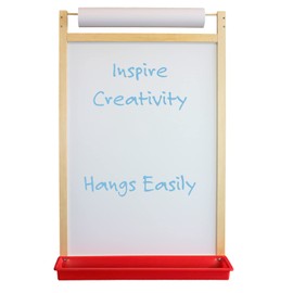 Magnetic Dry Erase Wall Easel w/Paper Roll