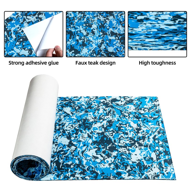 FOCEAN Boat Flooring EVA Foam Boat Decking Marine Flooring Brushed