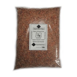 Hazel Shell Chips - Mulch Amendment Product - 10 lbs. (Hazelnut Shells)