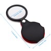 Cobee 5 Pack Mini Magnifier, Pocket Magnifying Glass Foldable 10x