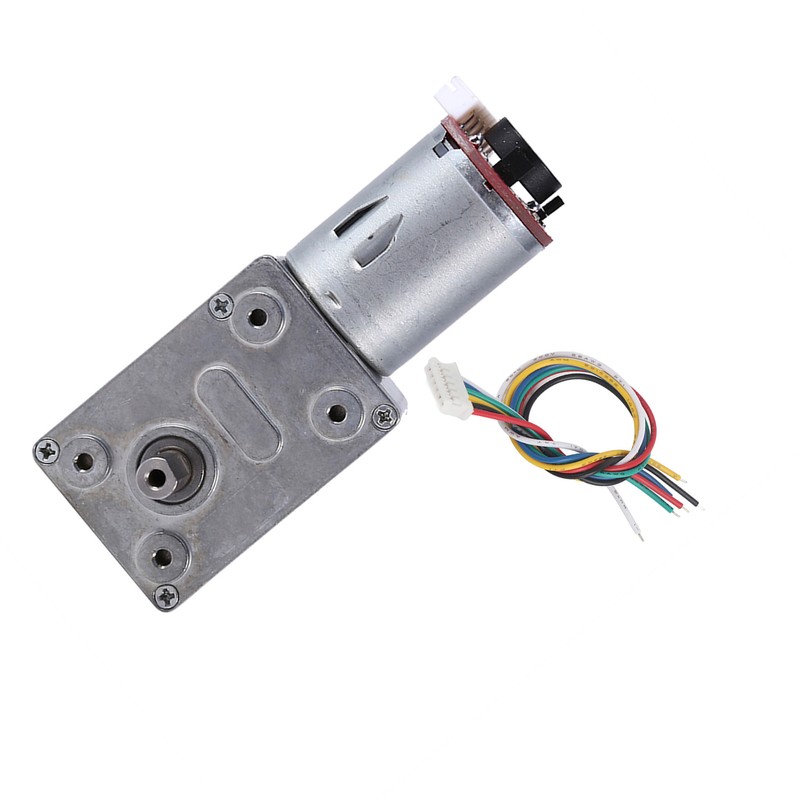 DC 12V Geared Motor High Torque Reduction Motor with Encoder