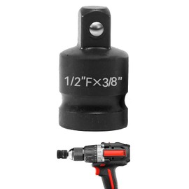 1/2 to 3/8 Socket Adapter,1 PCS 3/8 to 1/2 Socket Adapter,Impact Driver Sockets Adapters,Sockets Adapters and Reducer Square Drive Female,Square Drives Male