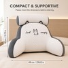 Ergonomic Reading Pillow for Bed, Sofa & Chair, Supportive Backrest