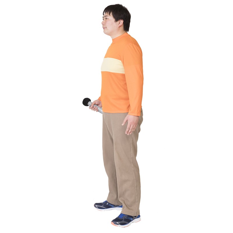 Party City Nari Character Research Department Orange Boy Cosplay, Men's,