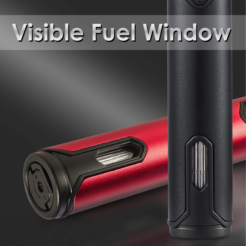 Urgrette 3 Pack Butane Torch Lighters, 6-inch Refillable Pen Lighter