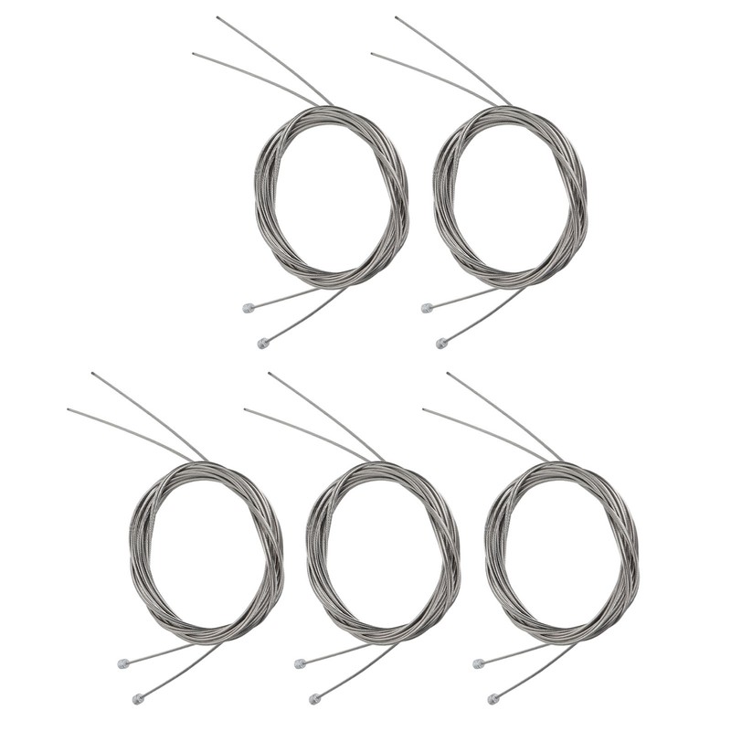 10Pcs Bike Shifter Cable Stainless Steel Rustproof Bicycle Gear Cable
