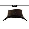 Black Jungle Yukon Leather Western Hat Australia Cowboy Hat, brown