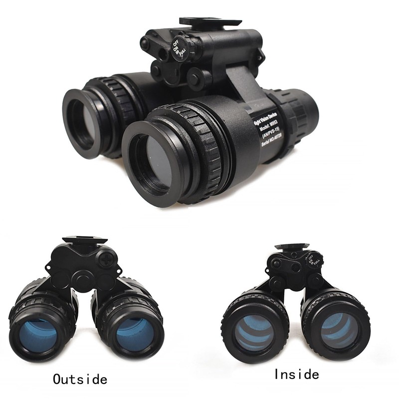 Airsoft Tactical PVS15 Night Vision Goggles Dummy Binoculars with Helmet