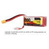 1800mAh Lipo Battery 100C Discharge Rate 14.8V 4S XT60 Plug