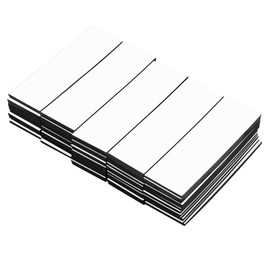 54 Pcs Name Plate Tags 8CM x 30CM, Magnetic Label Stickers, Dry Erase Magnetic Strips, Writable Magnet Sheets, Magnetic Dry Erase Labels, for Whiteboard Locker Classroom Refrigerator Reusable
