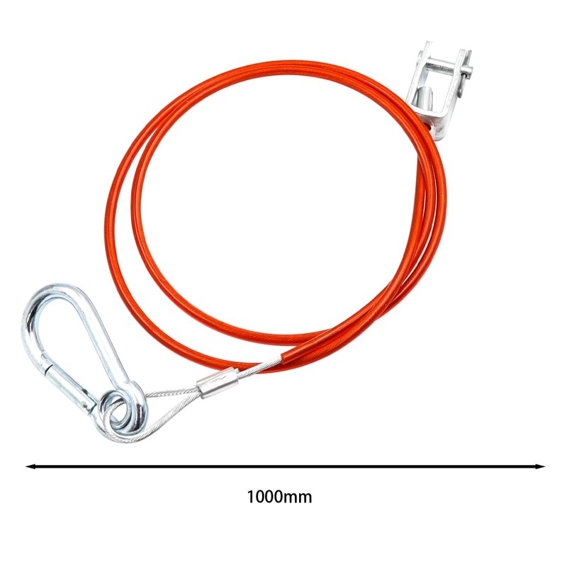 POFET Breakaway Cable for Trailers and Caravans, 1m, Blue, with
