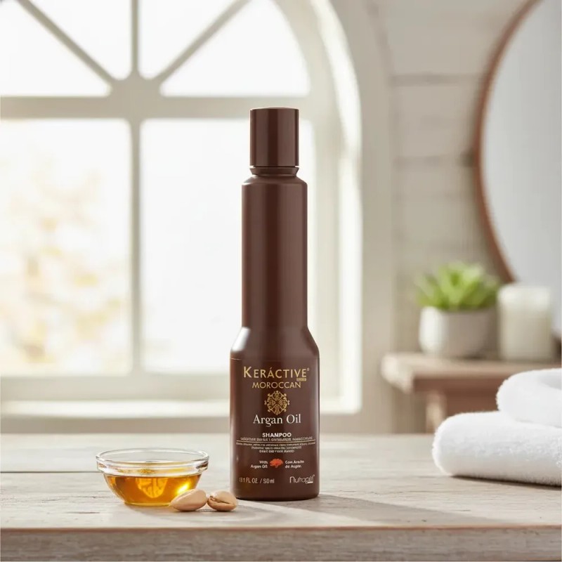 Nutrapel Keractive Moroccan Argan Oil Shampoo 300ml