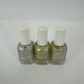 essie LOT OF 3 RARE Essie Celebrate Everything! Glitter Sparkle Nail Polish 0.46 fl oz
