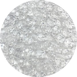 LIMAOLLY 40pcs 12mm Faceted Crystal Glass Beads Round Spacer Beads for Jewelry Making DIY Craft Making Necklace Bracelet Earring Wind Chimes Suncatchers Ornament(502-Crystal Clear)