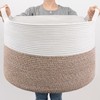 Goodpick Large Storage Basket, 83L Dorm Room Essentials, Blanket Woven