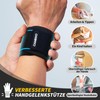 CAMBIVO Wrist Bandages Strength Training, Pack of 2 Adjustable Wrist
