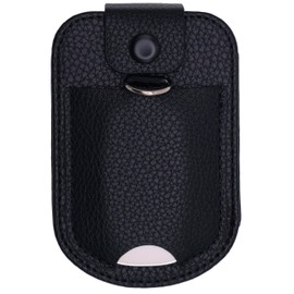 Fitted Leather Case W/Screen Protector & Pocket (Lanyard Included) for Freestyle Libre 3, Freestyle Libre 2 (Hot Pink)