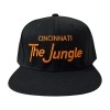 Cincinnati Bengals Hat 'The Jungle' Black Snapback Orange Script Adjustable
