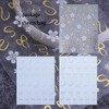 3 Sheets Bow Nail Stickers for Nail Art, 3D Self-Adhesive