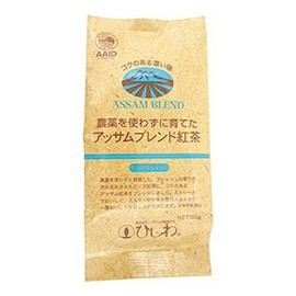 Hishiwa Assam Blend Tea Leaf Grown Without Pesticides, 3.5 oz (100 g)